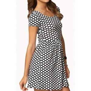 Girls size 12 Babydoll polka-dot-dress